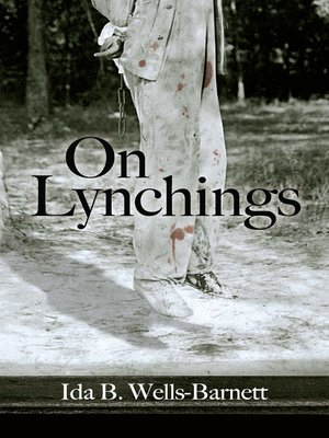 cover image of On Lynchings